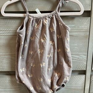 Adorable Butterfly Print Romper